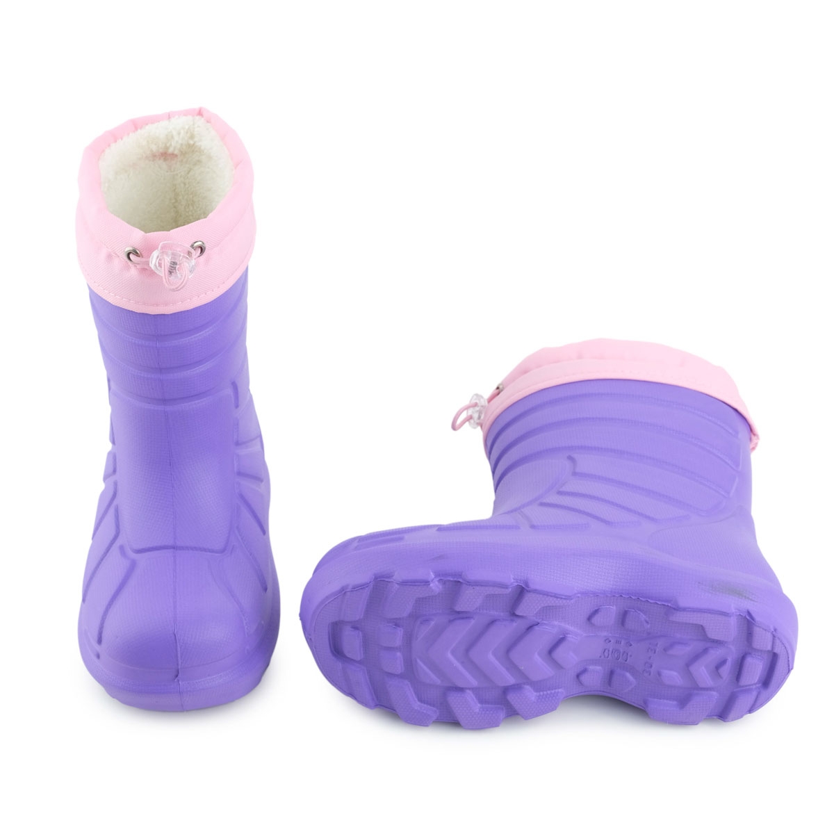 Kız Çocuk Kışlık Eva Boğazdan Lastikli Sessiz Taban Kar Bot Çizme - Görsel 8