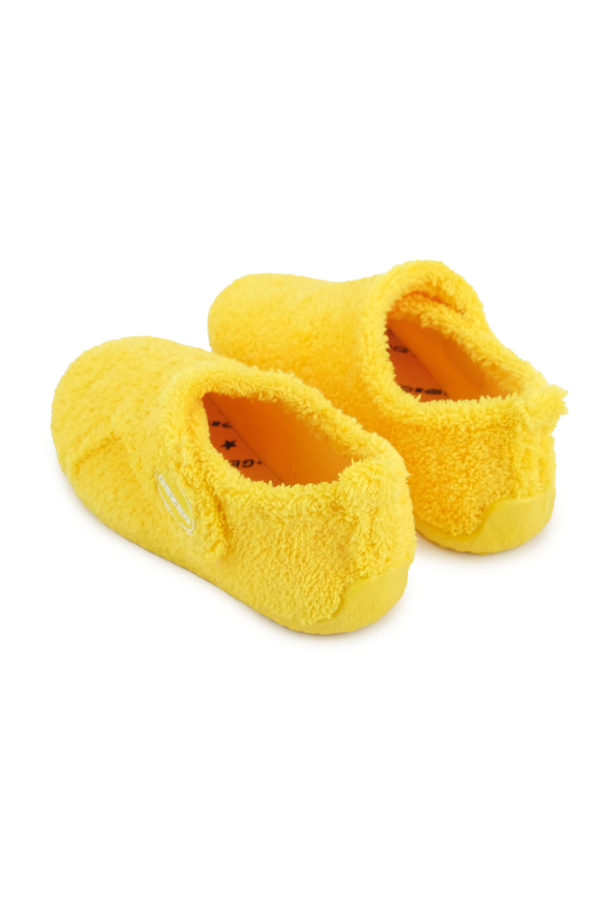 Kışlık Kız Çocuk Peluşlu Rahat Taban Cırt Cırtlı Ayarlanabilir Ev Okul Kreş Panduf Ayakkabı - Görsel 5