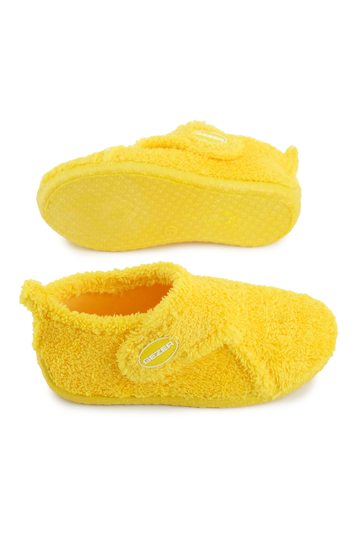 Kışlık Kız Çocuk Peluşlu Rahat Taban Cırt Cırtlı Ayarlanabilir Ev Okul Kreş Panduf Ayakkabı - Görsel 6