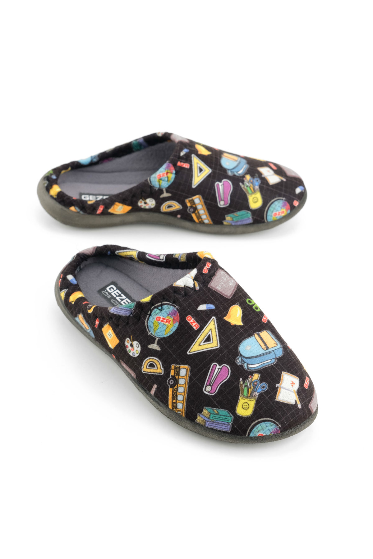 Erkek Çocuk Kışlık Rahat Taban Ev Bahçe Gondol Terlik - Görsel 2