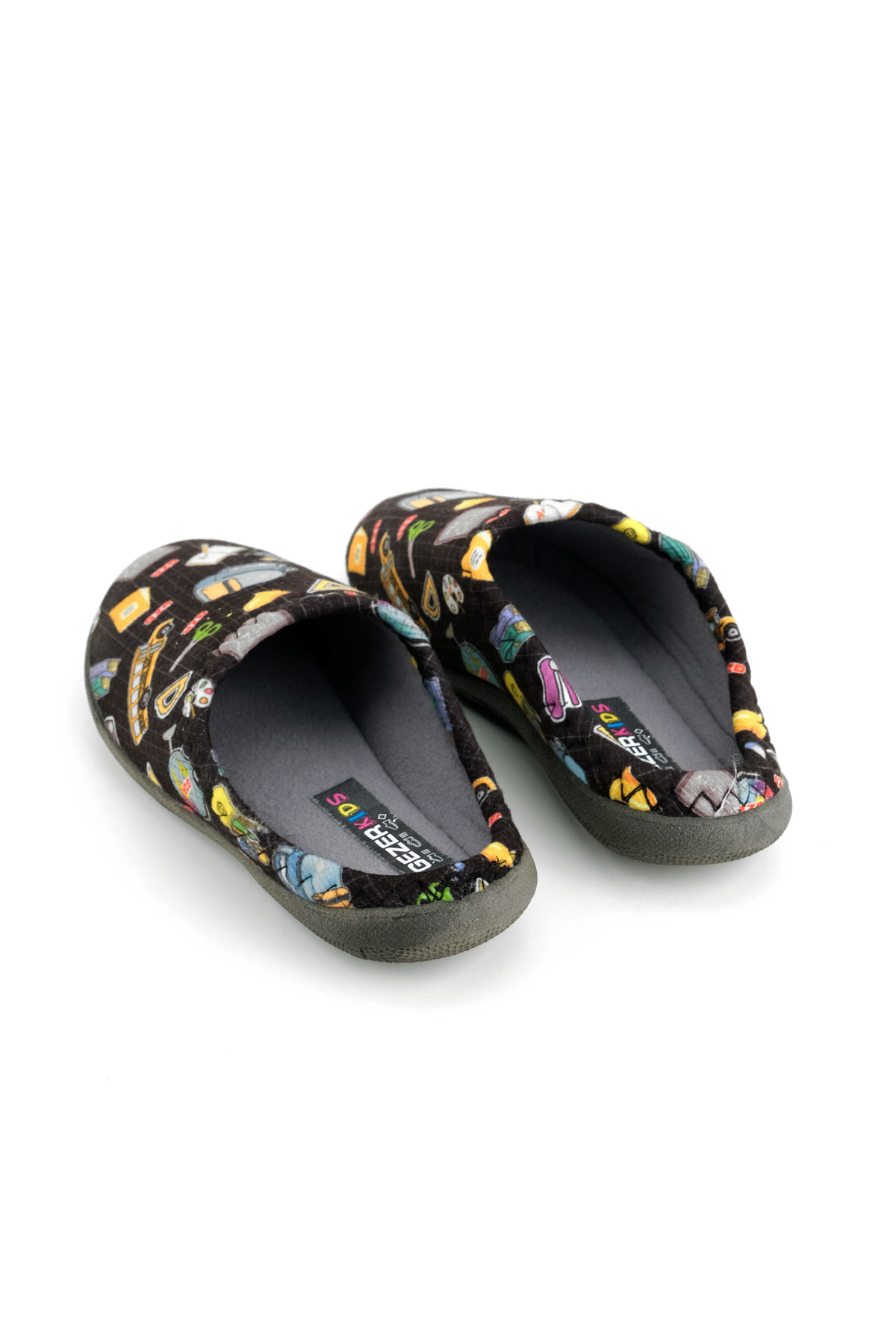 Erkek Çocuk Kışlık Rahat Taban Ev Bahçe Gondol Terlik - Görsel 5