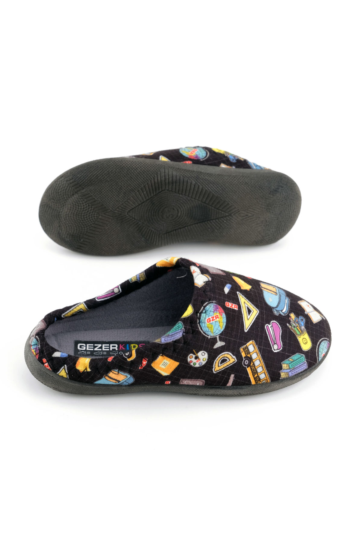 Erkek Çocuk Kışlık Rahat Taban Ev Bahçe Gondol Terlik - Görsel 6