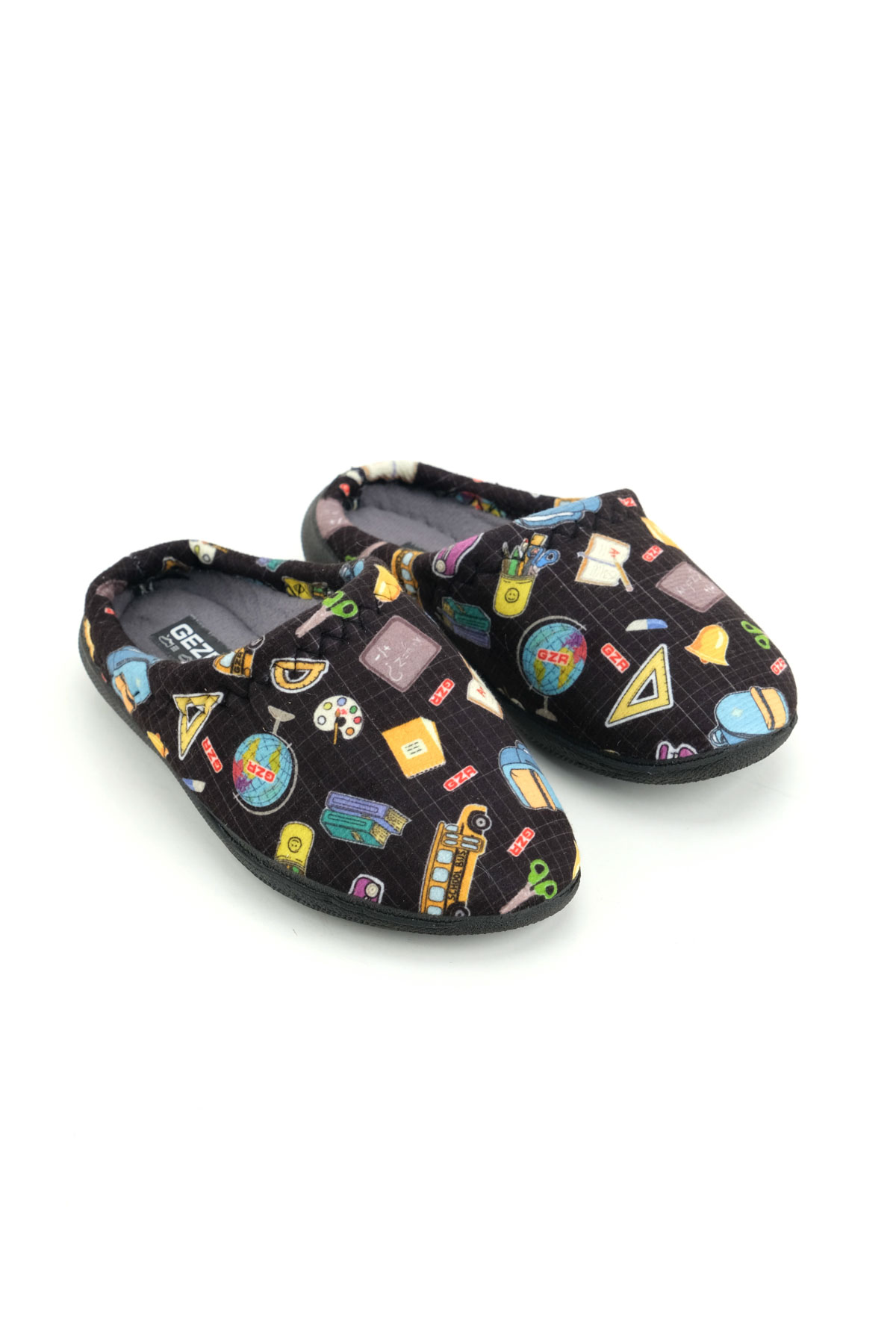 Erkek Çocuk Kışlık Rahat Taban Ev Bahçe Gondol Terlik - Görsel 4