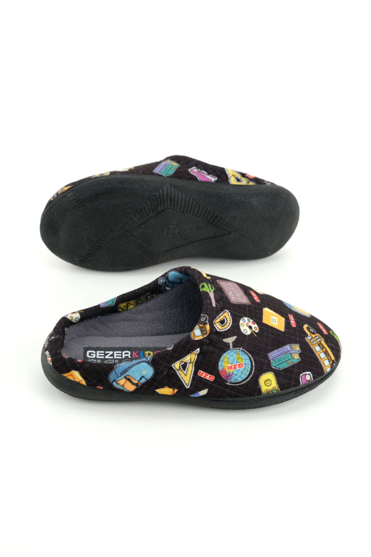 Erkek Çocuk Kışlık Rahat Taban Ev Bahçe Gondol Terlik - Görsel 6