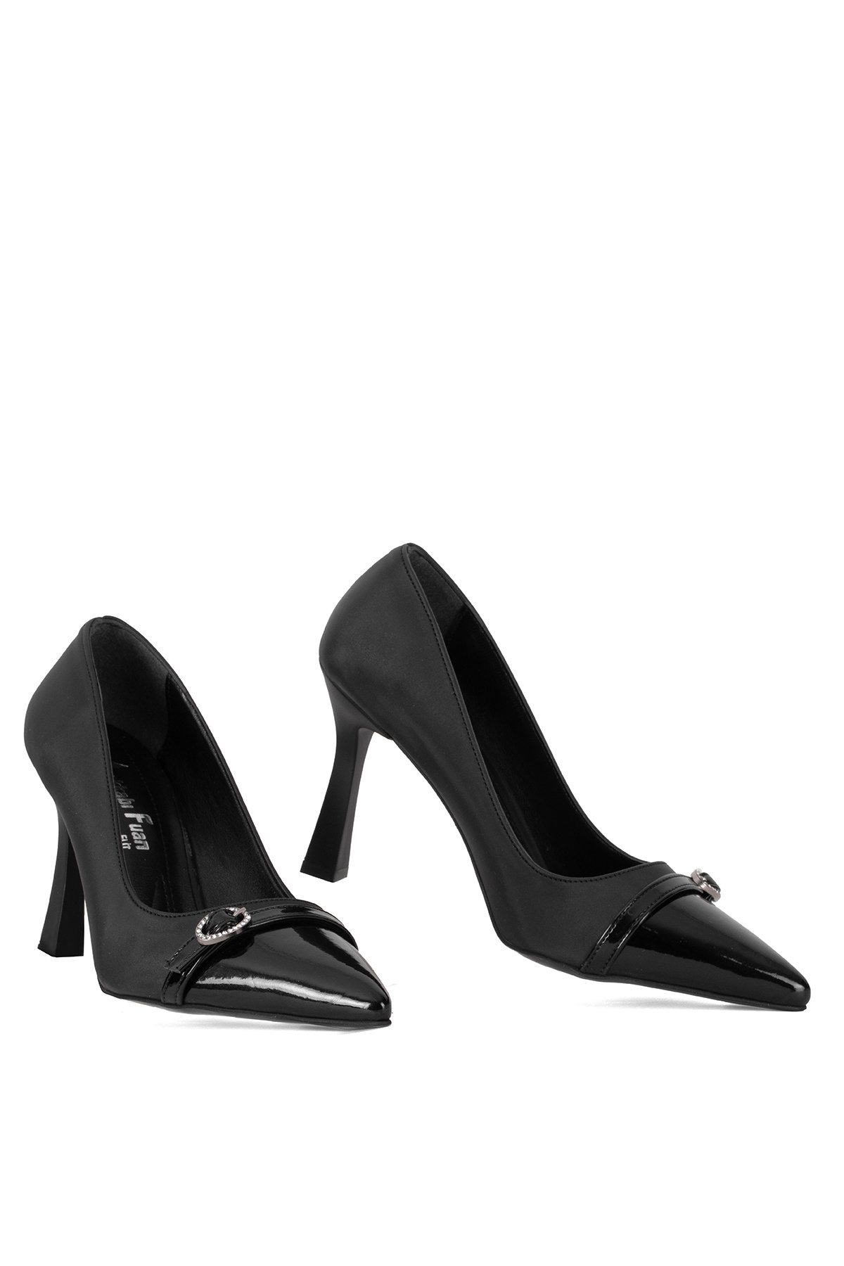 Elit Mst1385V Kadın Klasik Topuklu Ayakkabı Siyah - Görsel 6