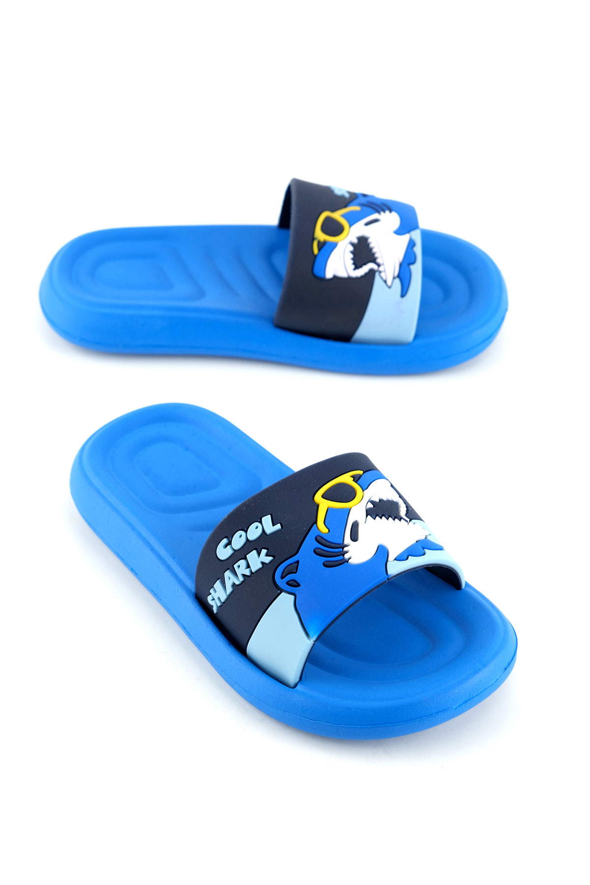 Gezer Gezer Mavi Yazlık Erkek Çocuk Eva Banyo Havuz Plaj Terlik Flo'da! Mavi - 2. görsel