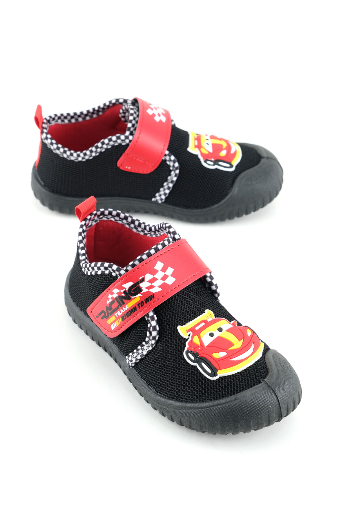 Yazlık Erkek Çocuk Rahat Taban Cırt Cırtlı Ayarlanabilir Keten Ev Okul Kreş Günlük Ayakkabı - Görsel 2