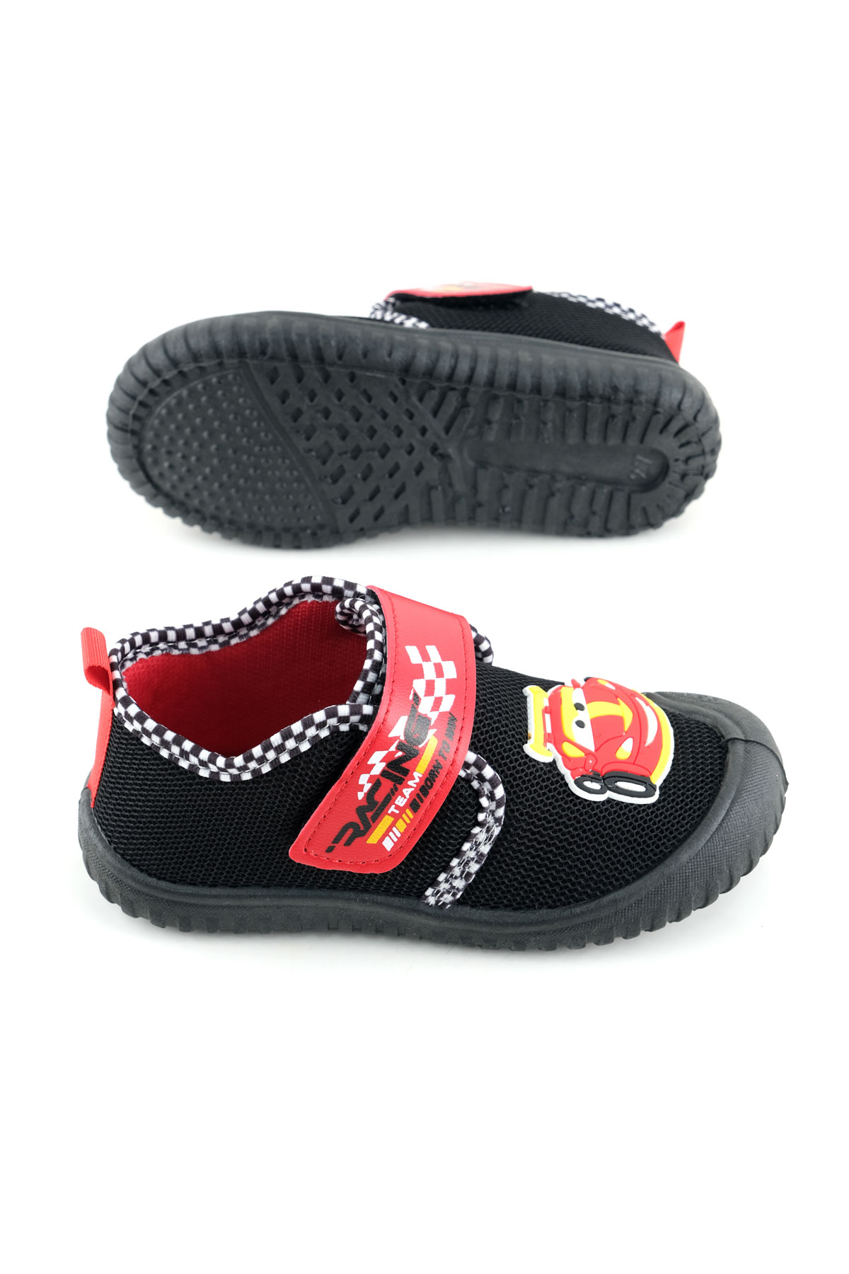 Yazlık Erkek Çocuk Rahat Taban Cırt Cırtlı Ayarlanabilir Keten Ev Okul Kreş Günlük Ayakkabı - Görsel 6