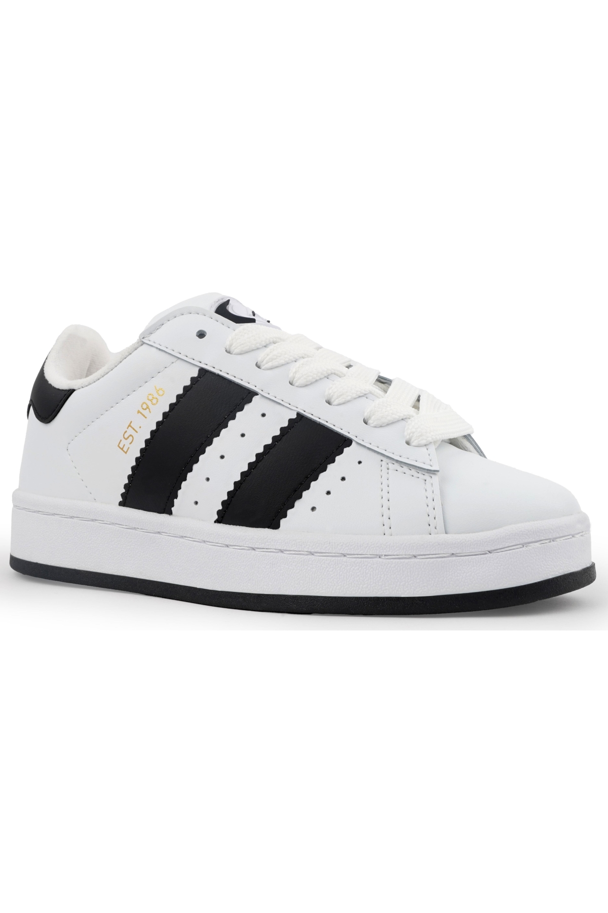 Ravanta Beyaz-Siyah Unisex Spor Ayakkabı - Görsel 4