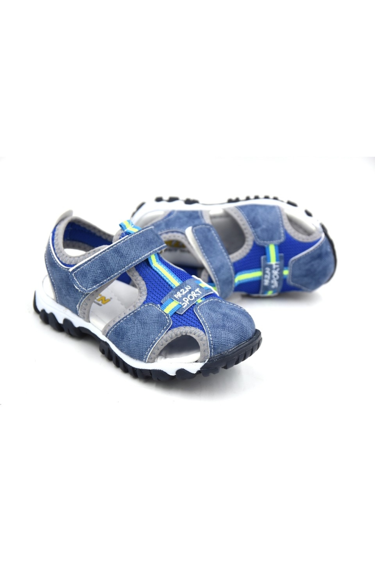 5192 Kot Mavi Erkek Çocuk Sandalet Ayakkabı - Görsel 2