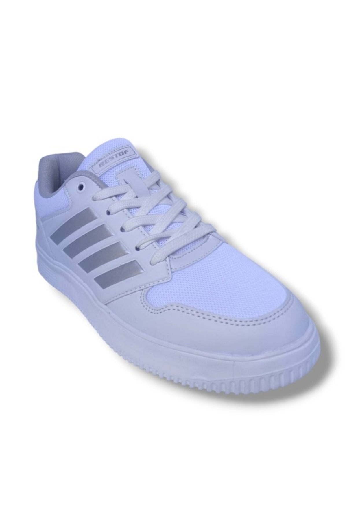 Best Of 074-25 Anorak Slash Anatomik Sneaker Beyaz Gümüş 36-40 - Görsel 2