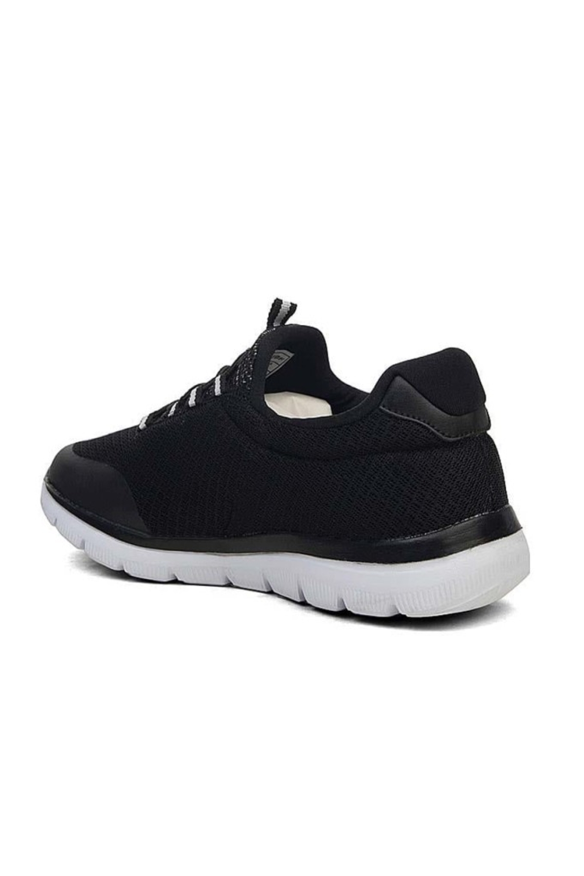 Best Of 085-25 Triko Slip On Anatomik Erkek Sneaker Siyah Beyaz - Görsel 4