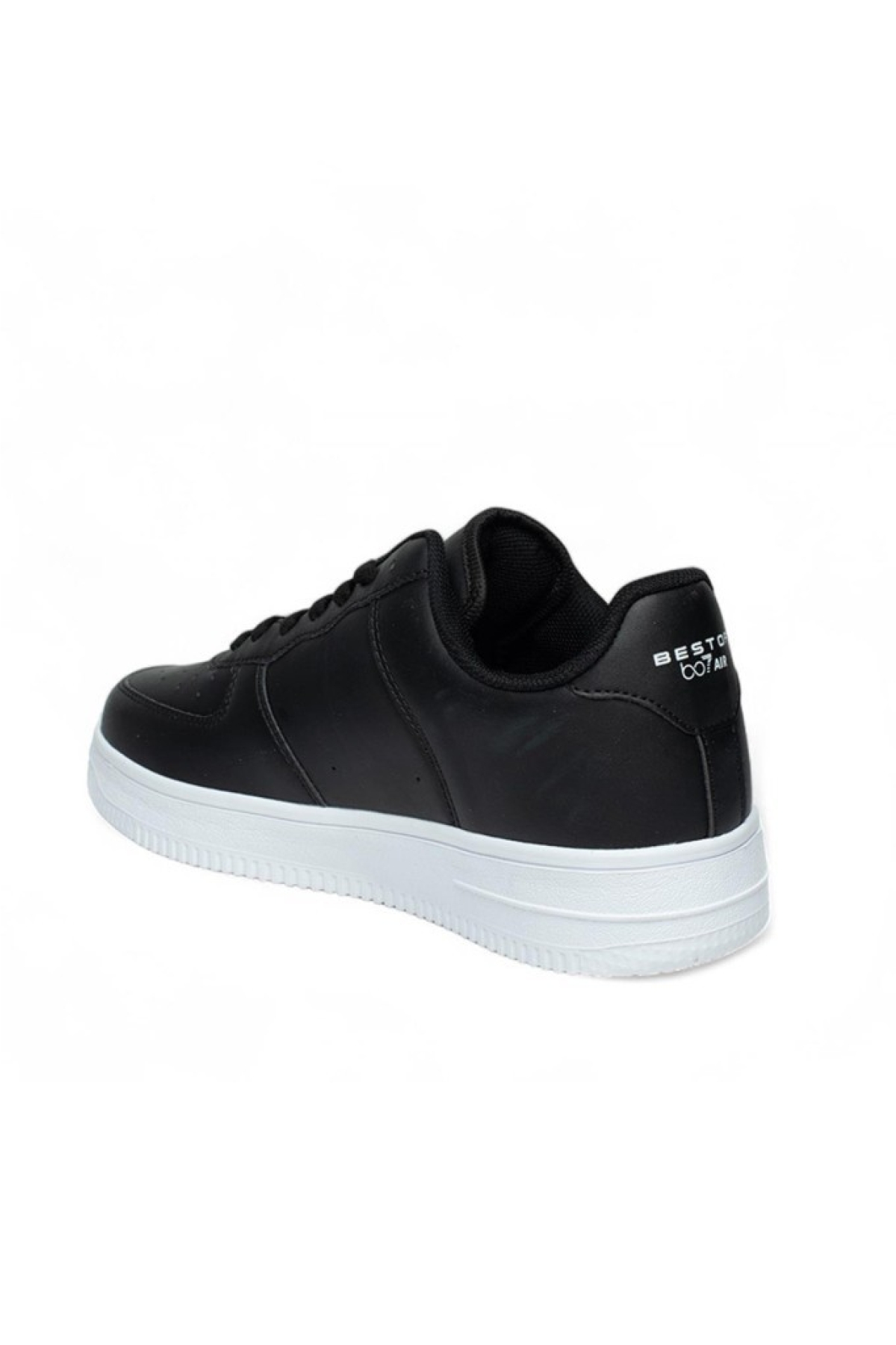 Best Of 042-25 Deri Air Anatomik Erkek Sneaker Siyah Beyaz - Görsel 4