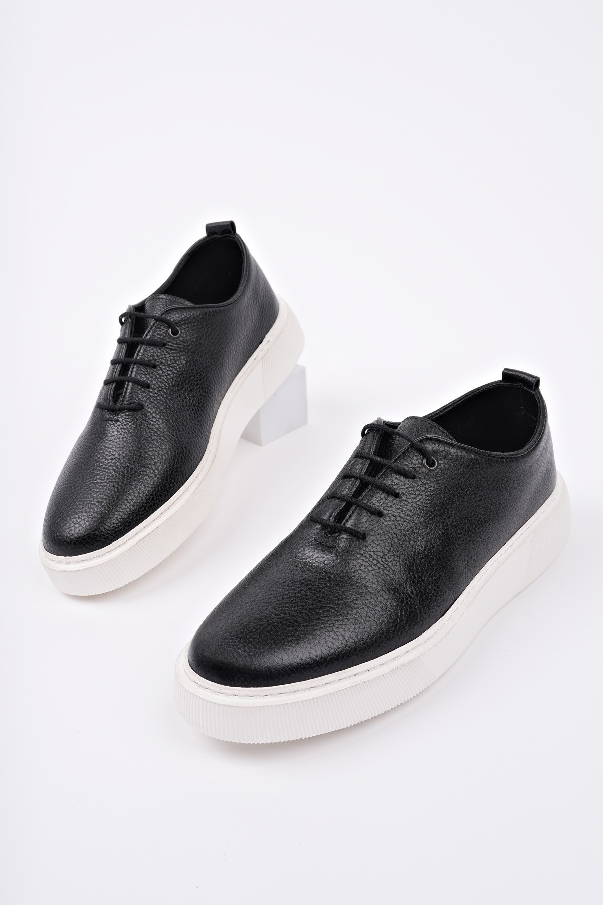 SEBASTİAN Bağcıklı Hakiki Deri Erkek Günlük Casual Ayakkabı - Görsel 3