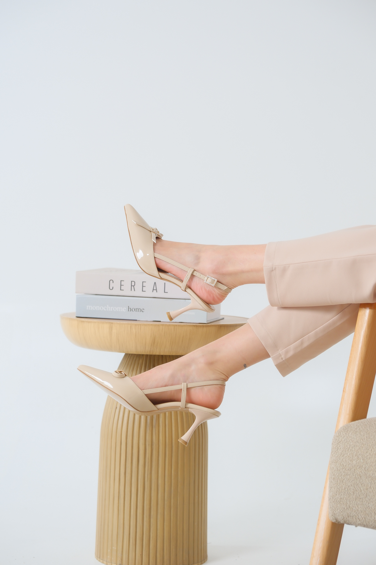 Wanda Günlük Ortopedik Klasik Topuklu Kadın Ayakkabı - Görsel 4