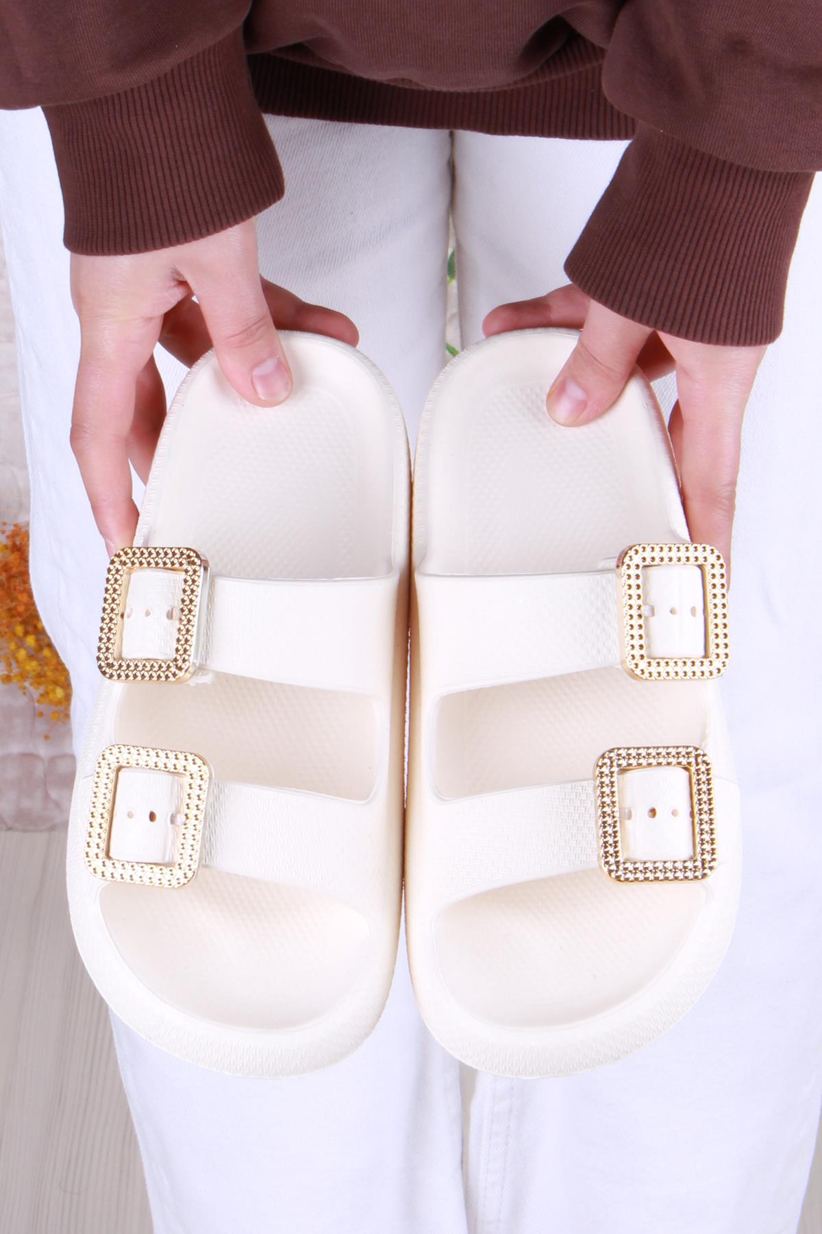 Smx EZ5095 Plaj Deniz Havuz Terliği Hafif Rahat Esnek Kadın Terlik - Görsel 5