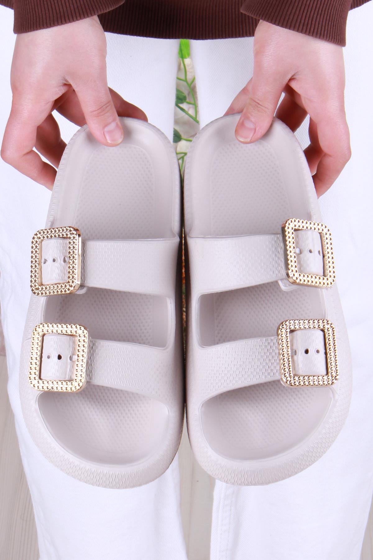 Smx EZ5095 Plaj Deniz Havuz Terliği Hafif Rahat Esnek Kadın Terlik - Görsel 5