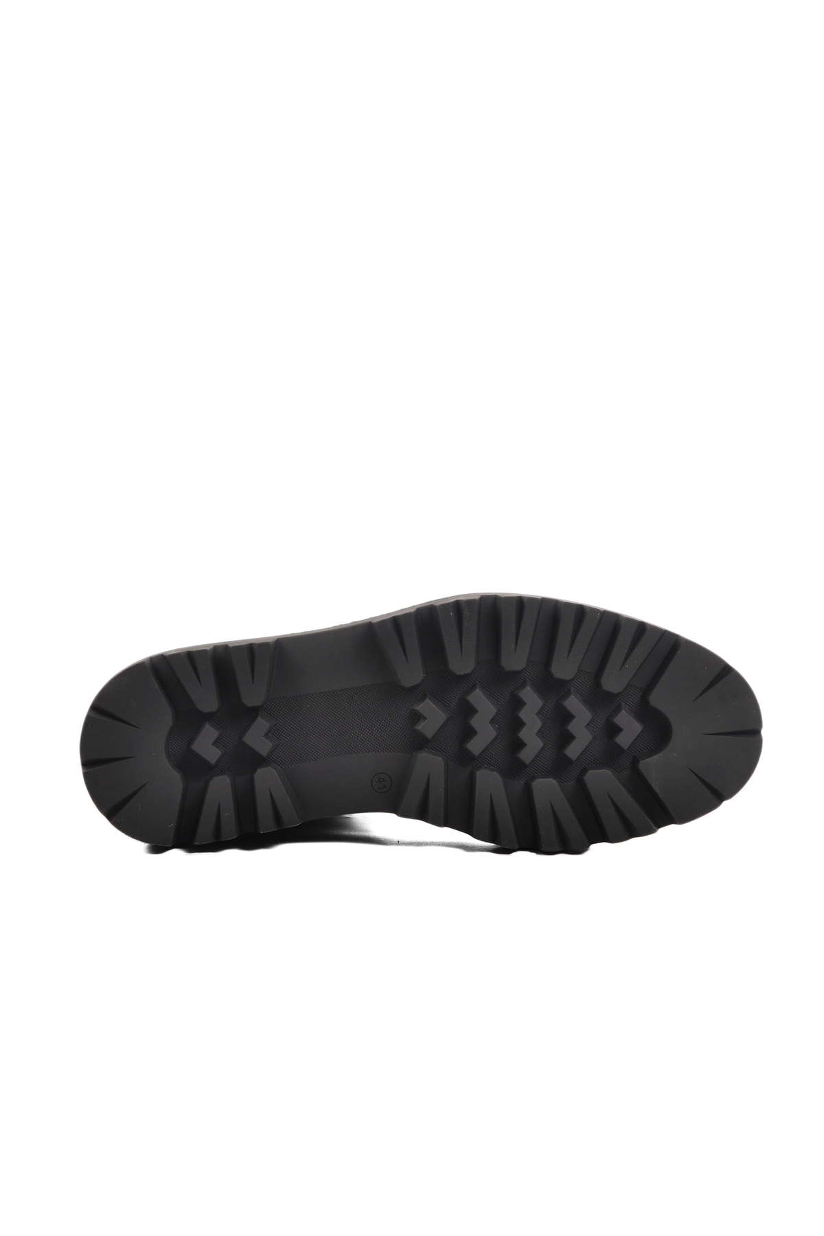 Aspor Siyah Hakiki Deri Düz Erkek Bot - Görsel 6