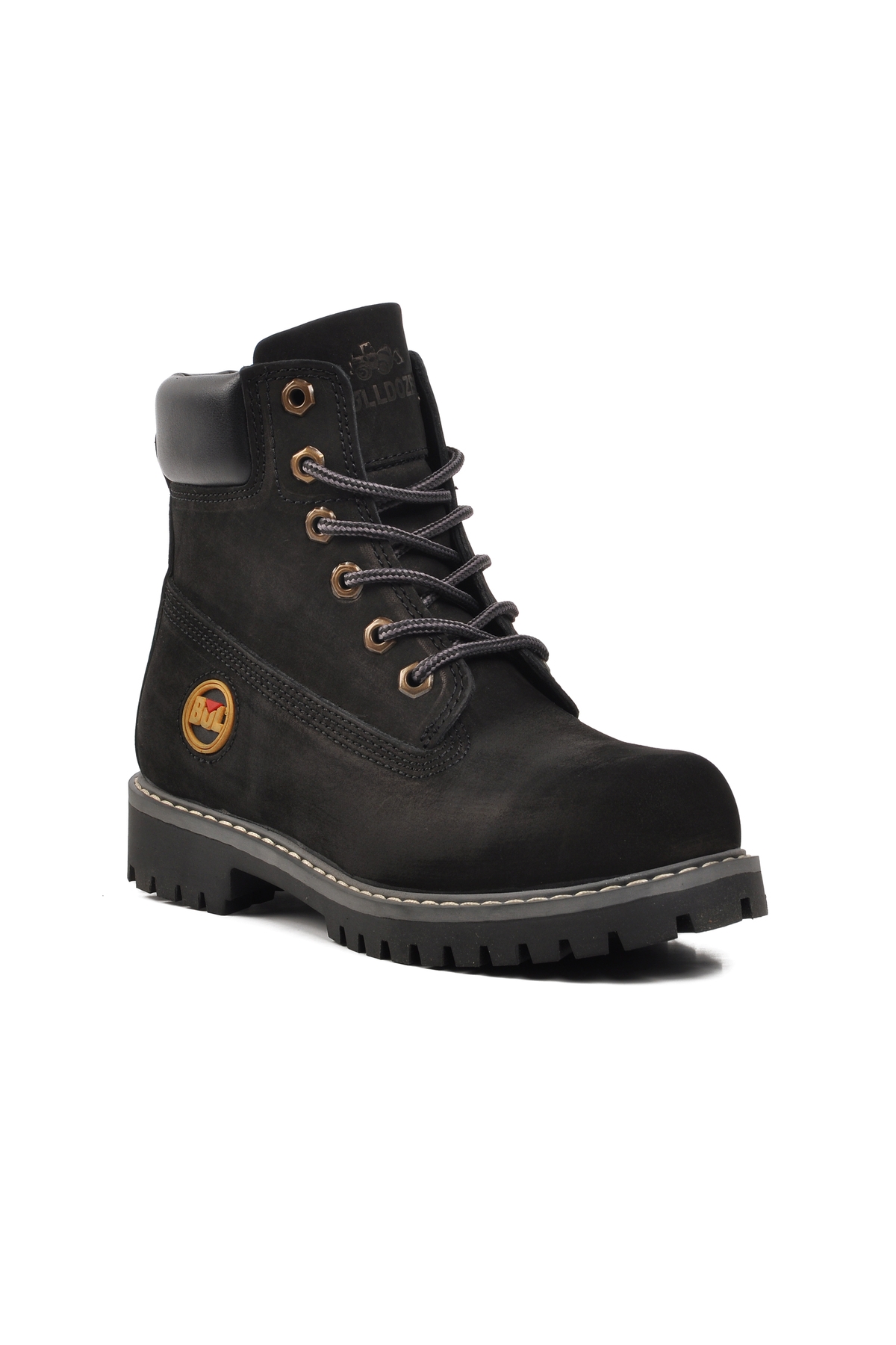 Siyah Nubuk Hakiki Deri Unisex Bot - Görsel 4