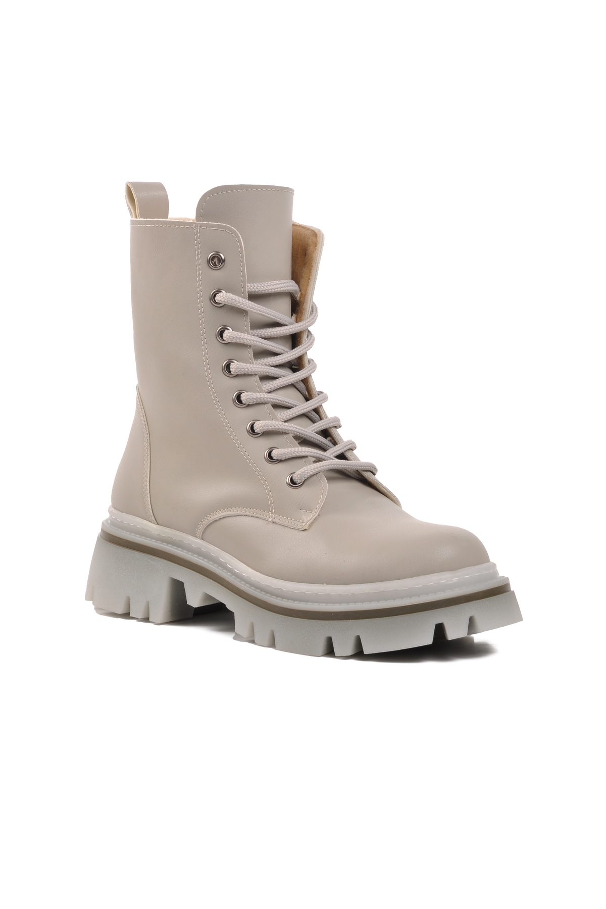 Aspor Gri İçi Polarlı Kadın Bot - Görsel 4