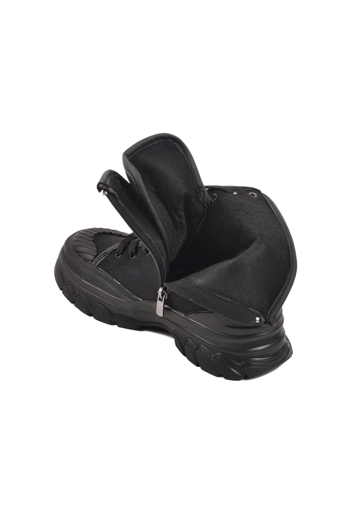 Siyah İçi Kürklü Kadın Bot - Görsel 5