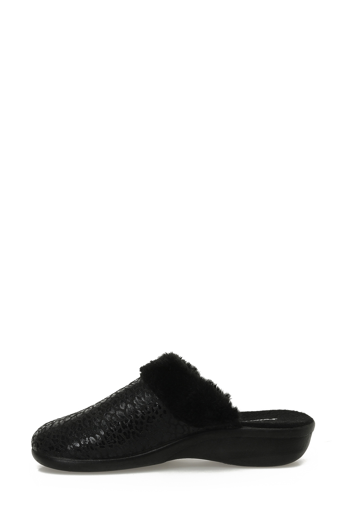 609017.Z5PR Siyah Kadın Ev Terliği - Görsel 4