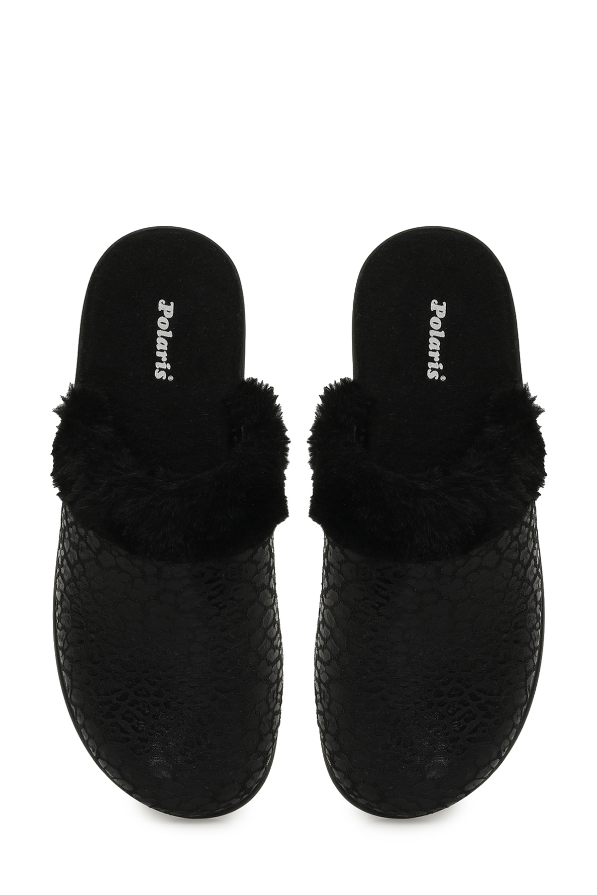 609017.Z5PR Siyah Kadın Ev Terliği - Görsel 5