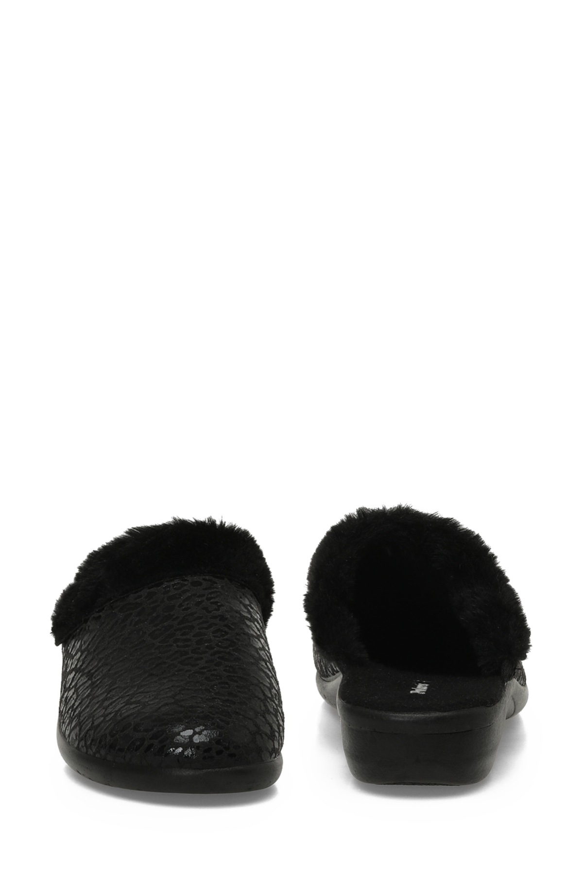 609017.Z5PR Siyah Kadın Ev Terliği - Görsel 6