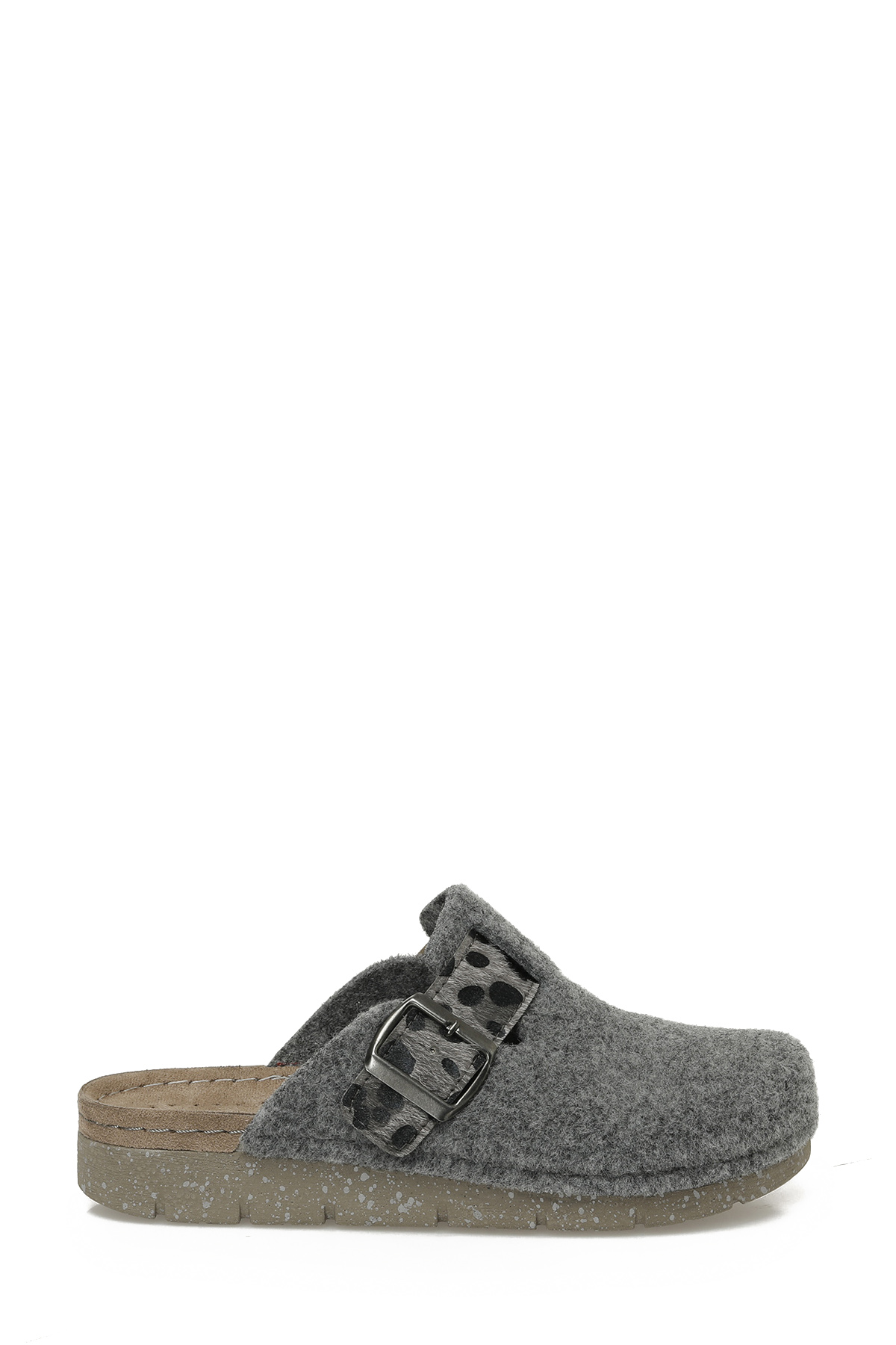 609034.Z5PR Gri Kadın Sabo Terlik - Görsel 2