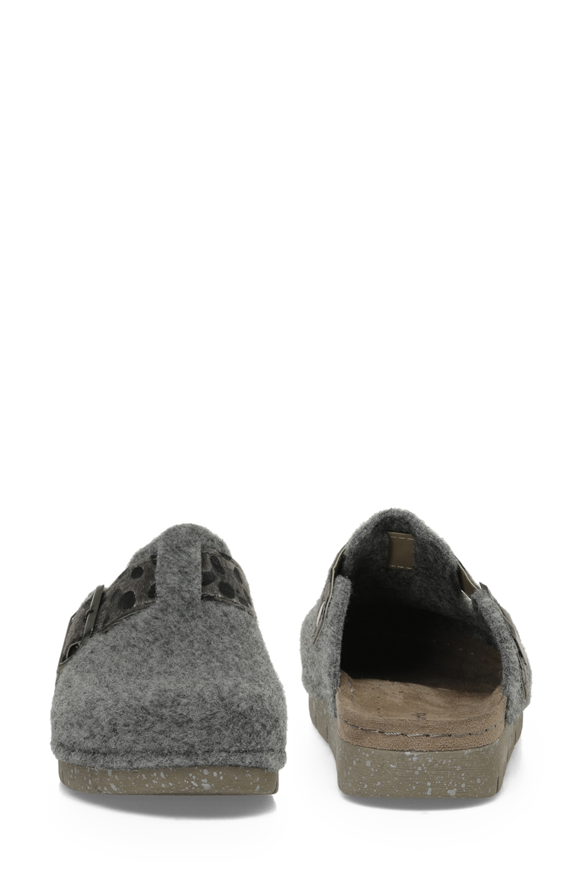 609034.Z5PR Gri Kadın Sabo Terlik - Görsel 6