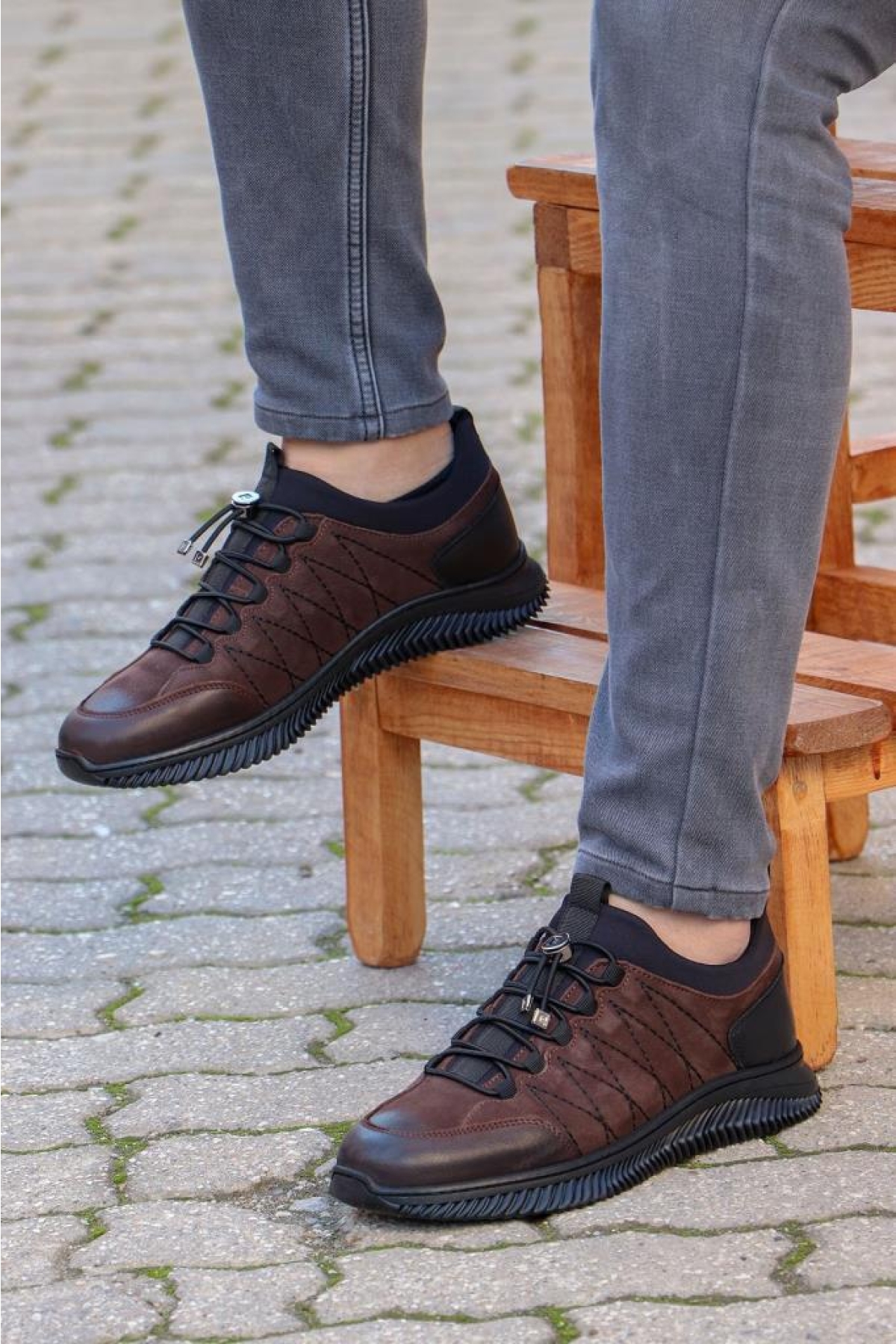 77541 Termo Taban Erkek Günlük Nubuk Deri Ayakkabı - Görsel 3
