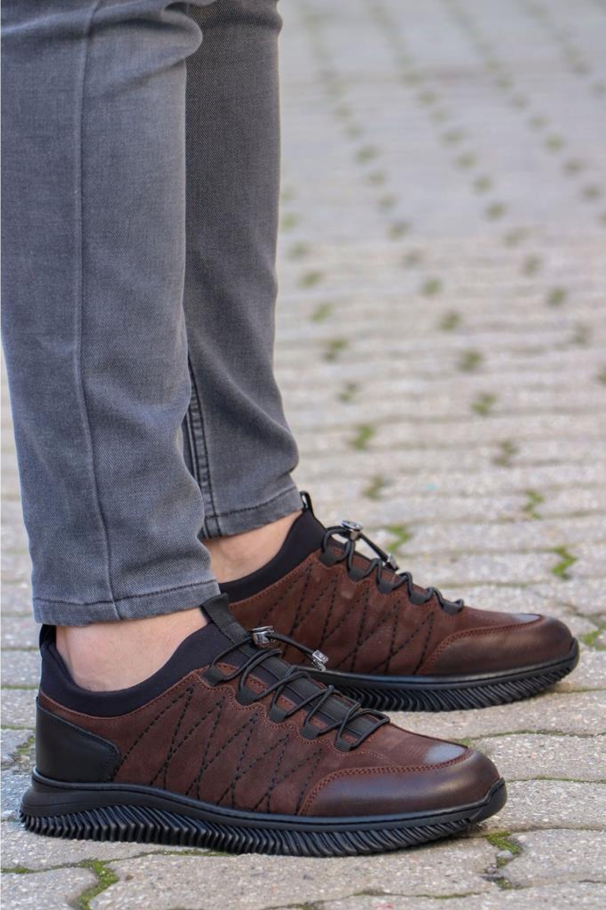 77541 Termo Taban Erkek Günlük Nubuk Deri Ayakkabı - Görsel 4