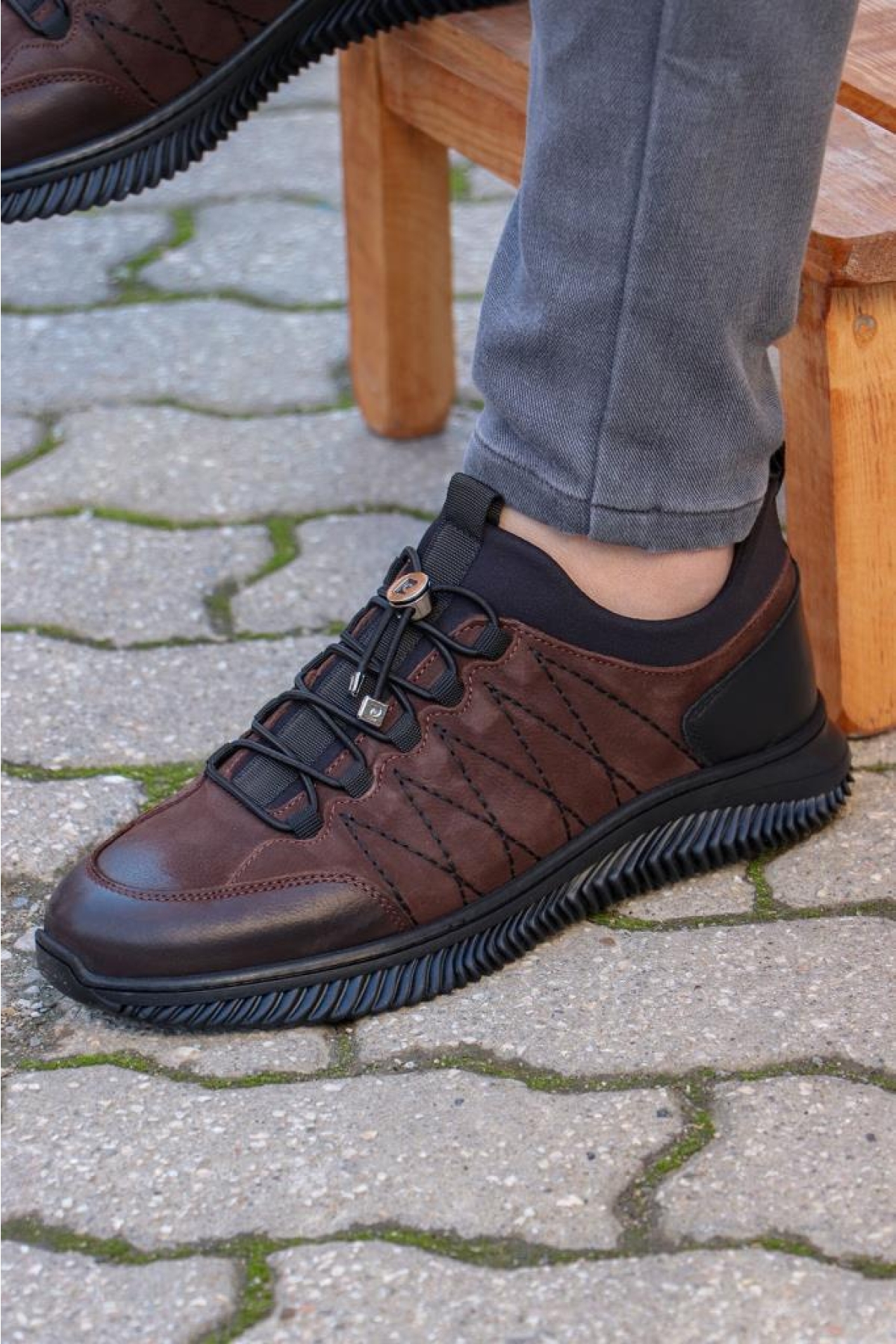 77541 Termo Taban Erkek Günlük Nubuk Deri Ayakkabı - Görsel 5