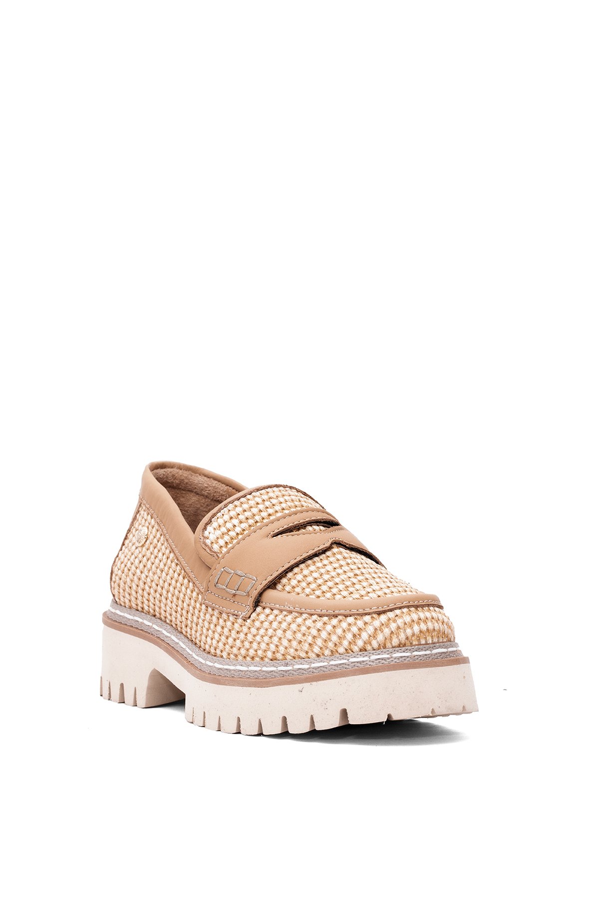 D25YA-3660 Kadın Hakiki Deri Casual Ayakkabı Taba - Görsel 3