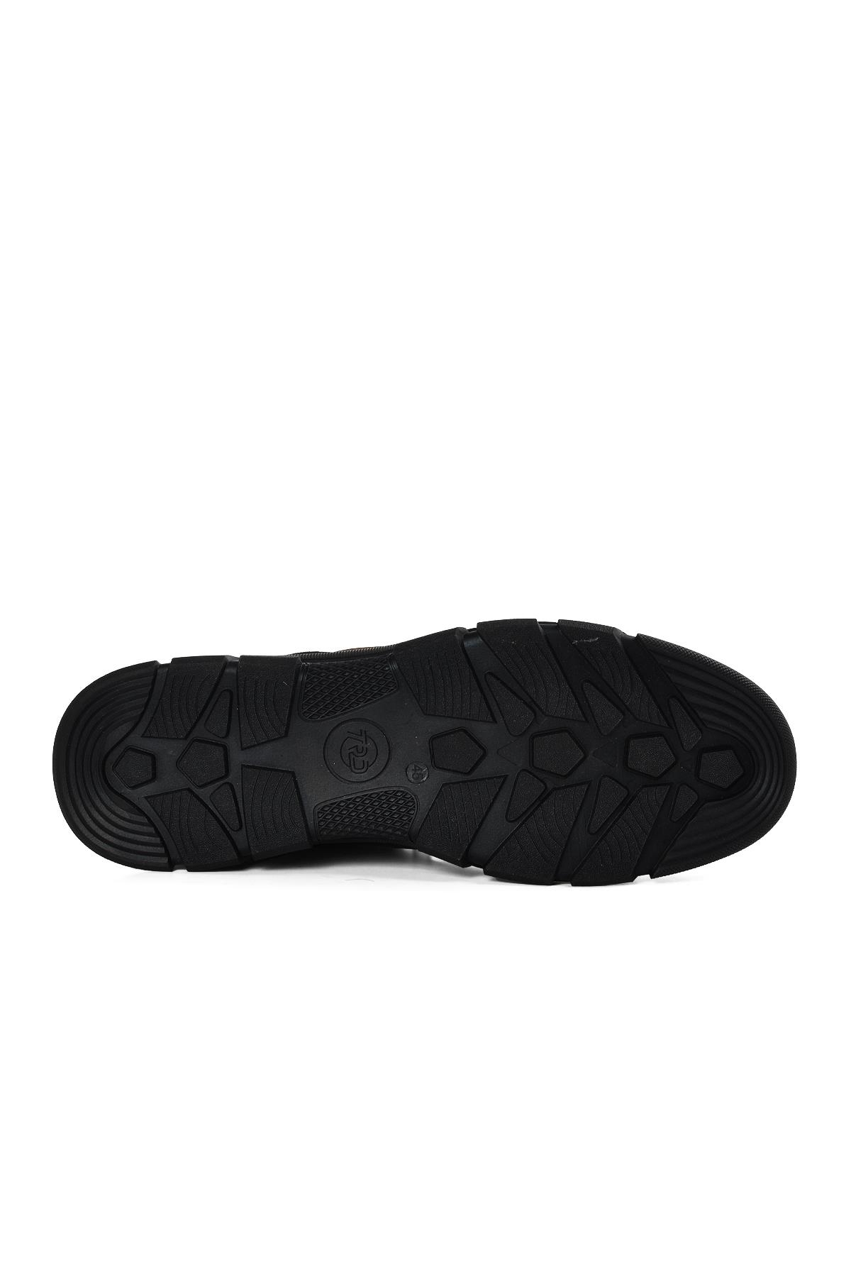 Aspor Kum Bej Siyah Erkek Casual Ayakkabı - Görsel 6