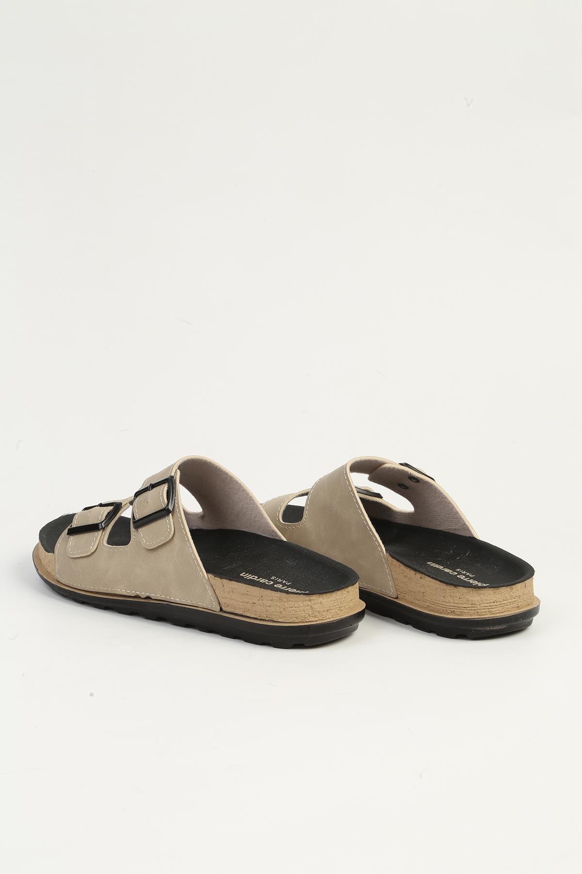 Krem Kadın Terlik PC-7428 - Görsel 4