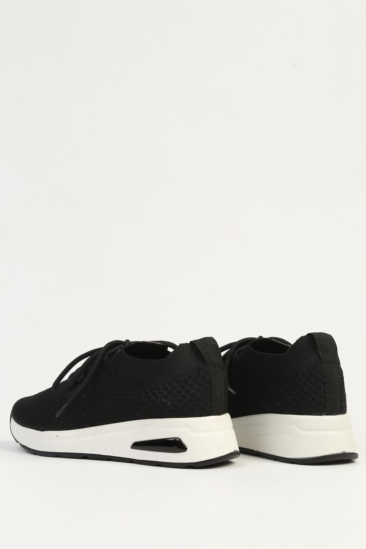 Siyah Kadın Spor Ayakkabı PC-54778 - Görsel 4