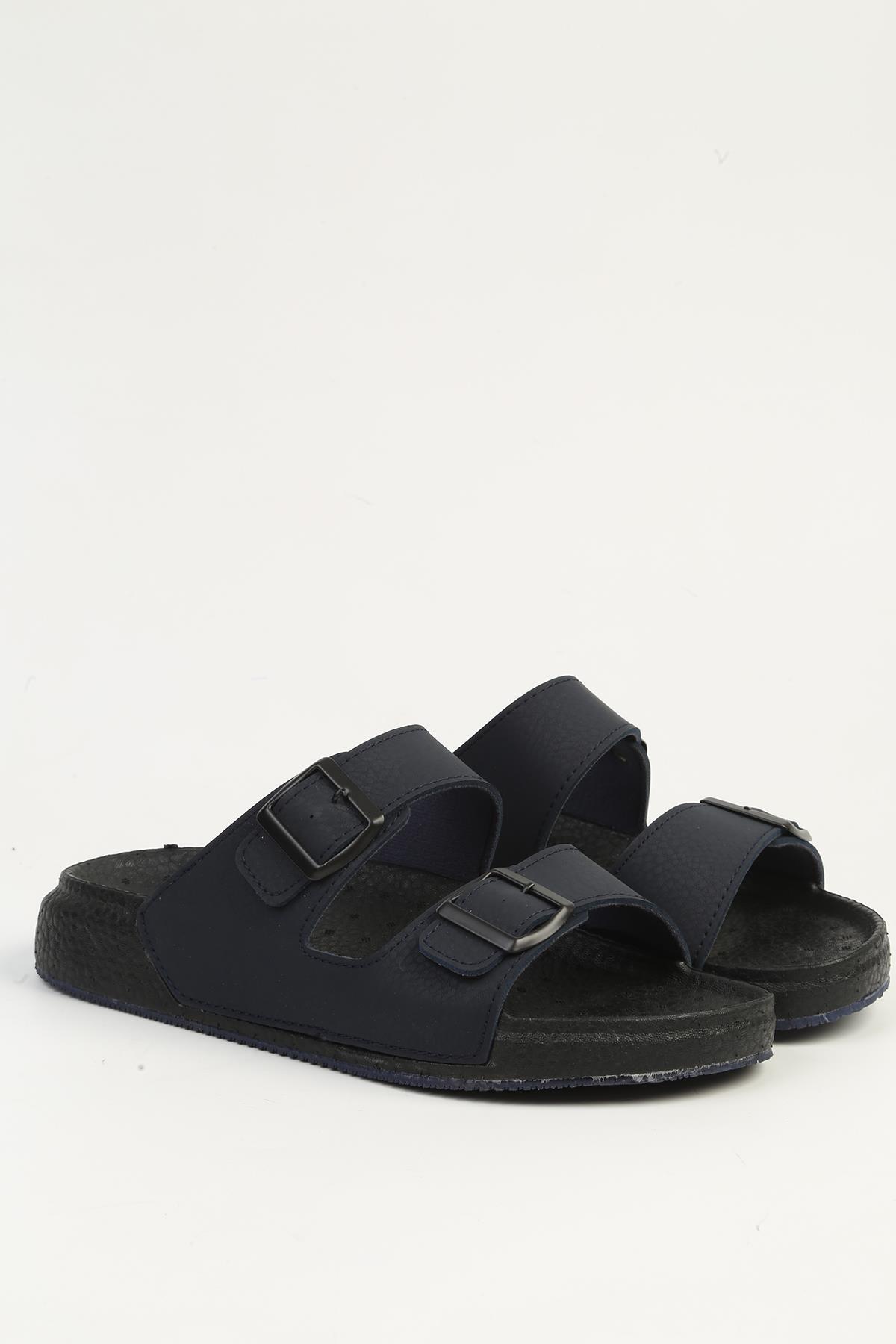 Lacivert Erkek Terlik PC-7408 - Görsel 3