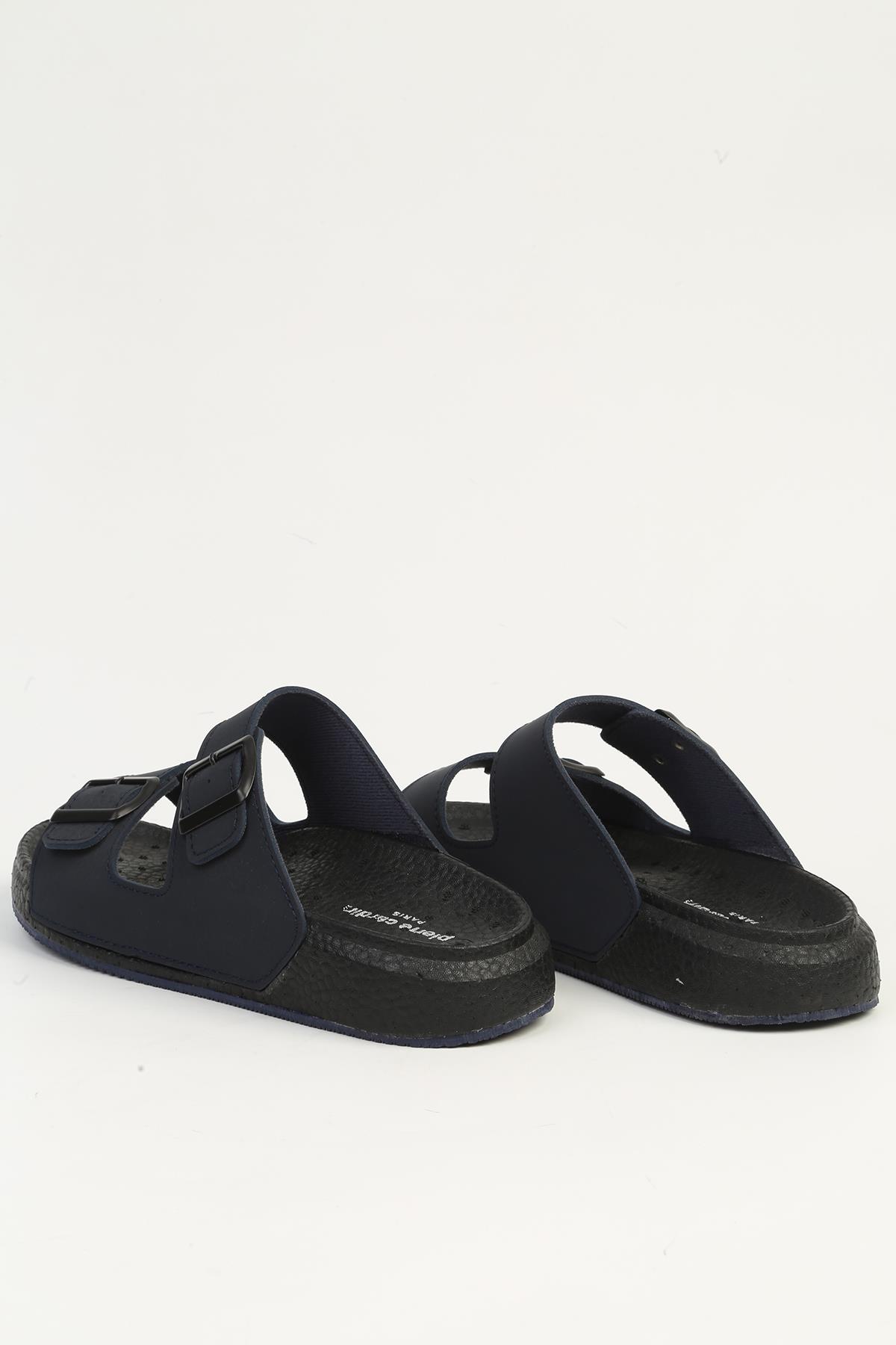 Lacivert Erkek Terlik PC-7408 - Görsel 4