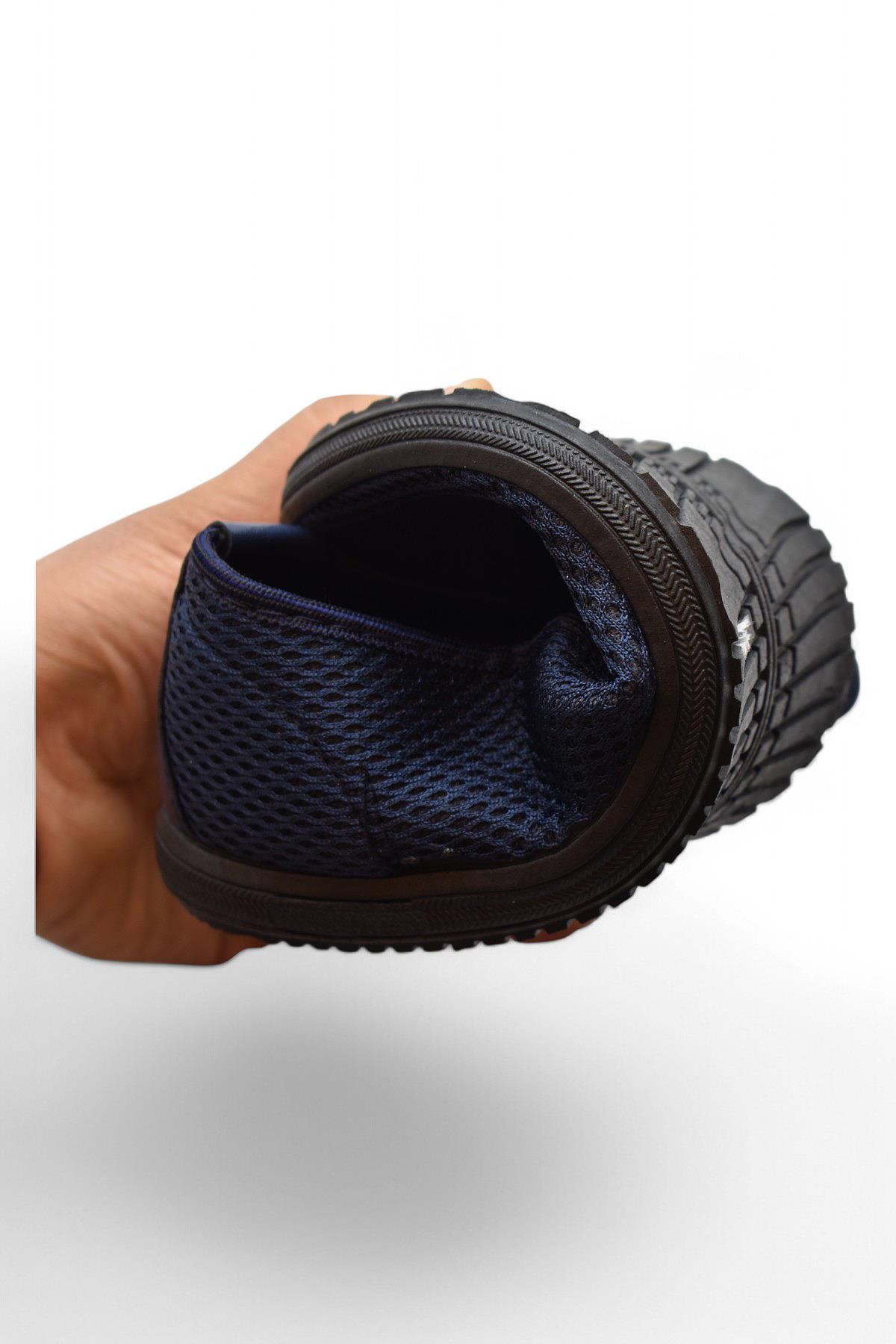 0085 Esnek Rahat Taban Yazlık Kadın Spor Ayakkabı Bağcıksız Babet - Görsel 6