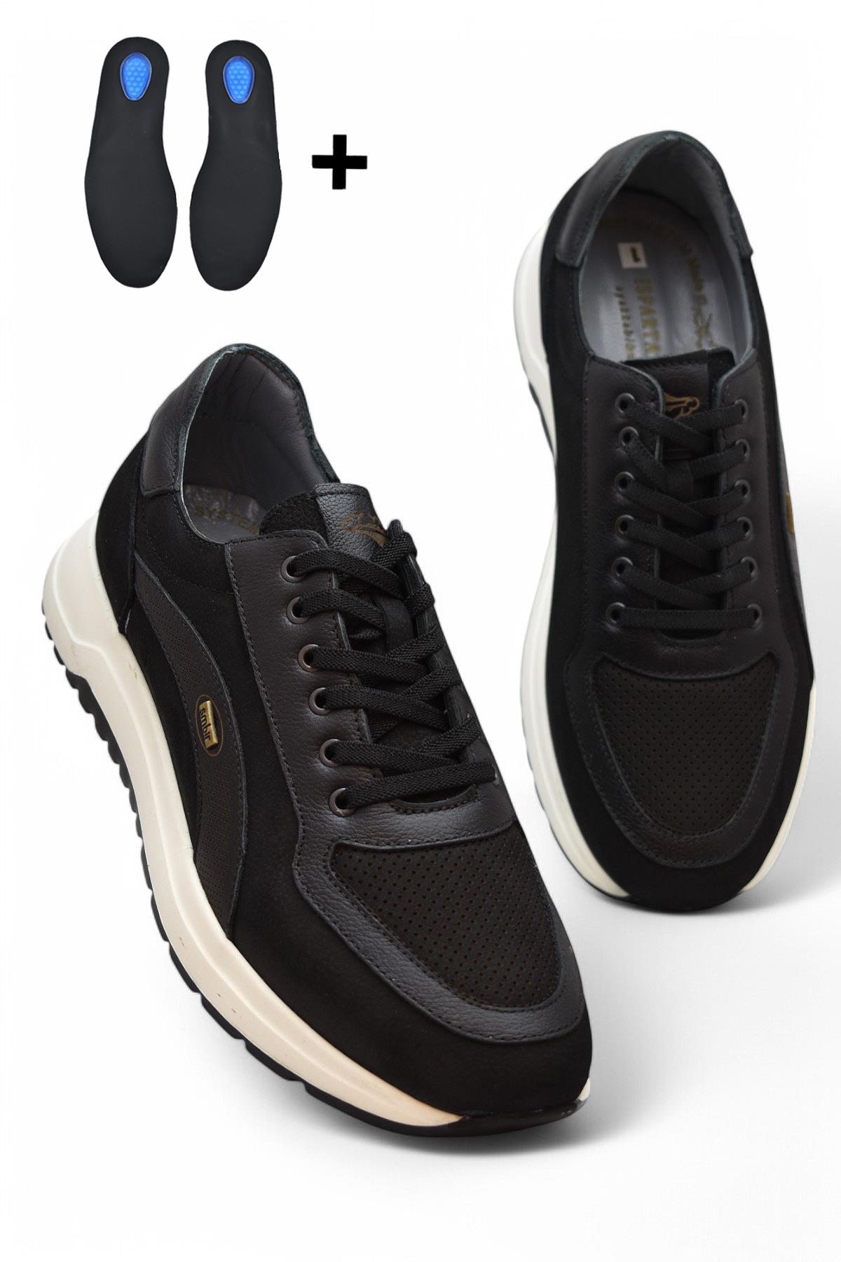 TAB5325 Ortopedik Taban Hakiki Deri Erkek Ayakkabı Günlük Spor Klasik Erkek Ayakkabı - Görsel 4