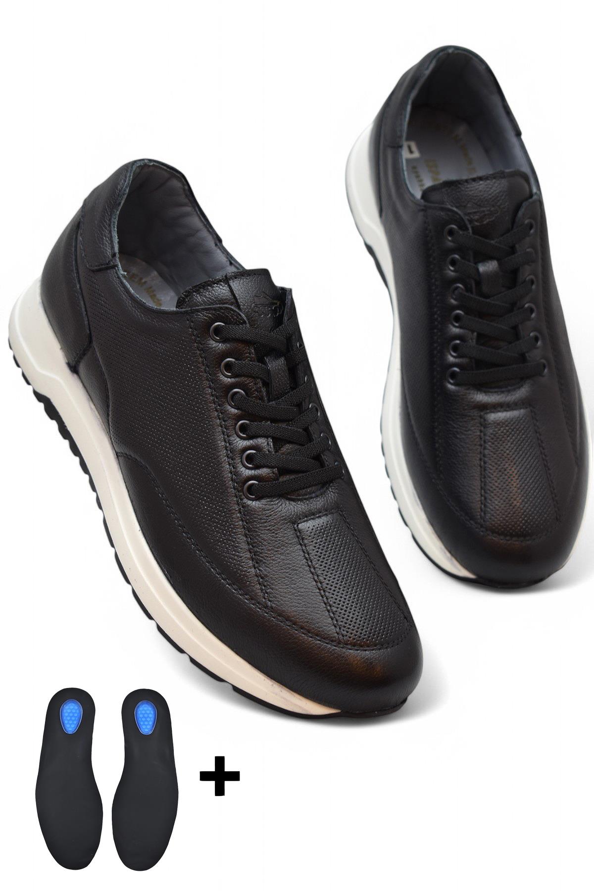 TAB5366 Ortopedik Taban Hakiki Deri Erkek Ayakkabı Günlük Spor Klasik Erkek Ayakkabı - Görsel 5