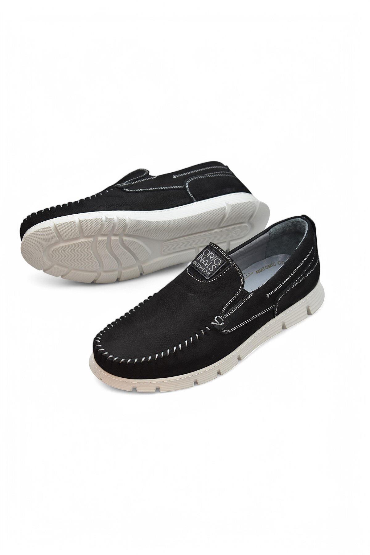TAB2180 Ortopedik Taban Hakiki Deri Erkek Ayakkabı Günlük Erkek Tımbırlent Ayakkabı - Görsel 5