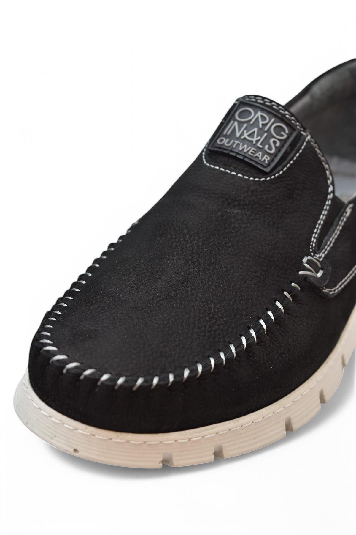 TAB2180 Ortopedik Taban Hakiki Deri Erkek Ayakkabı Günlük Erkek Tımbırlent Ayakkabı - Görsel 7