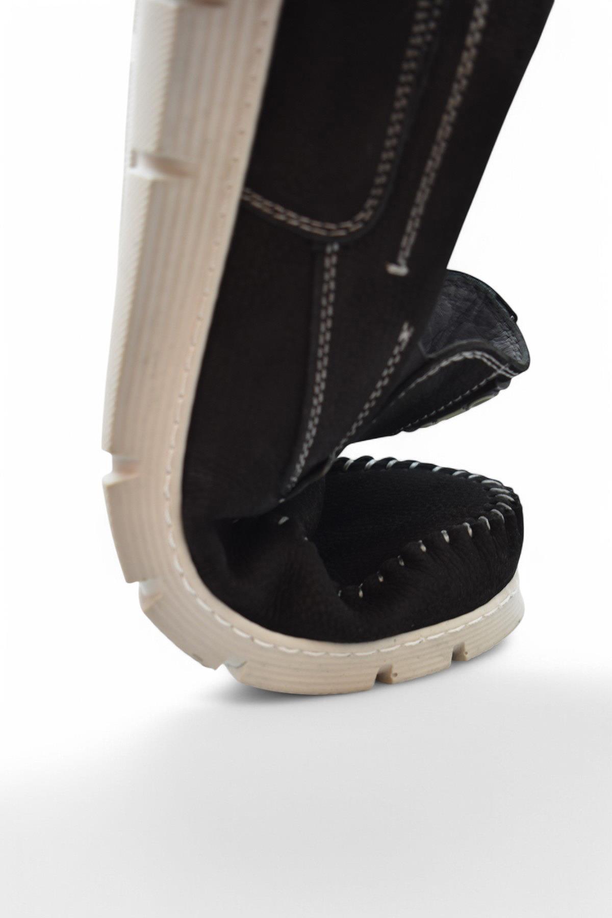 TAB2180 Ortopedik Taban Hakiki Deri Erkek Ayakkabı Günlük Erkek Tımbırlent Ayakkabı - Görsel 8