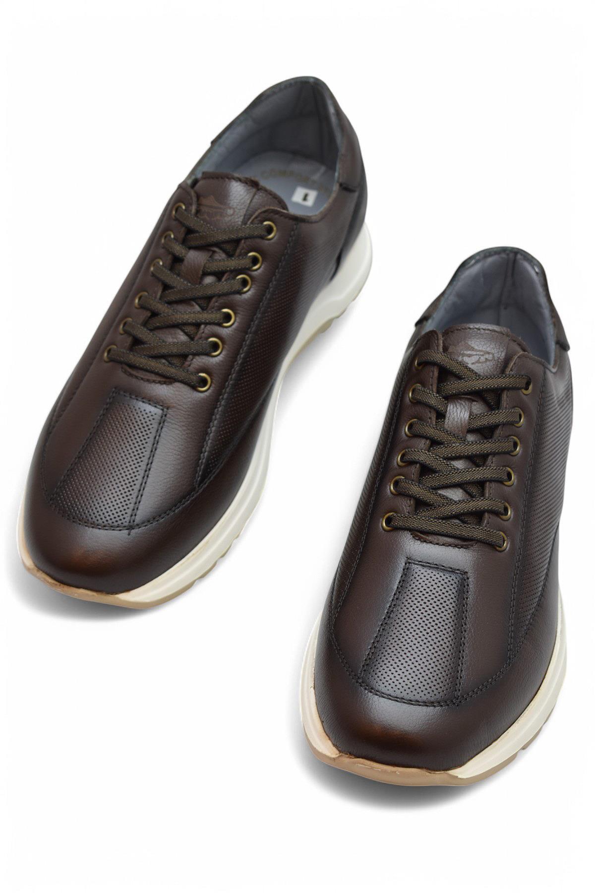 TAB5366 Ortopedik Taban Hakiki Deri Erkek Ayakkabı Günlük Spor Klasik Erkek Ayakkabı - Görsel 3