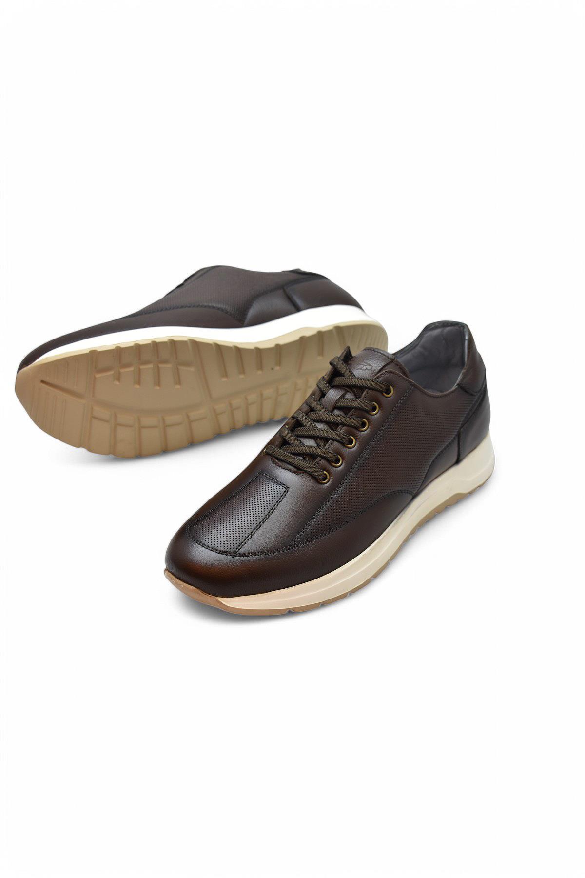 TAB5366 Ortopedik Taban Hakiki Deri Erkek Ayakkabı Günlük Spor Klasik Erkek Ayakkabı - Görsel 5