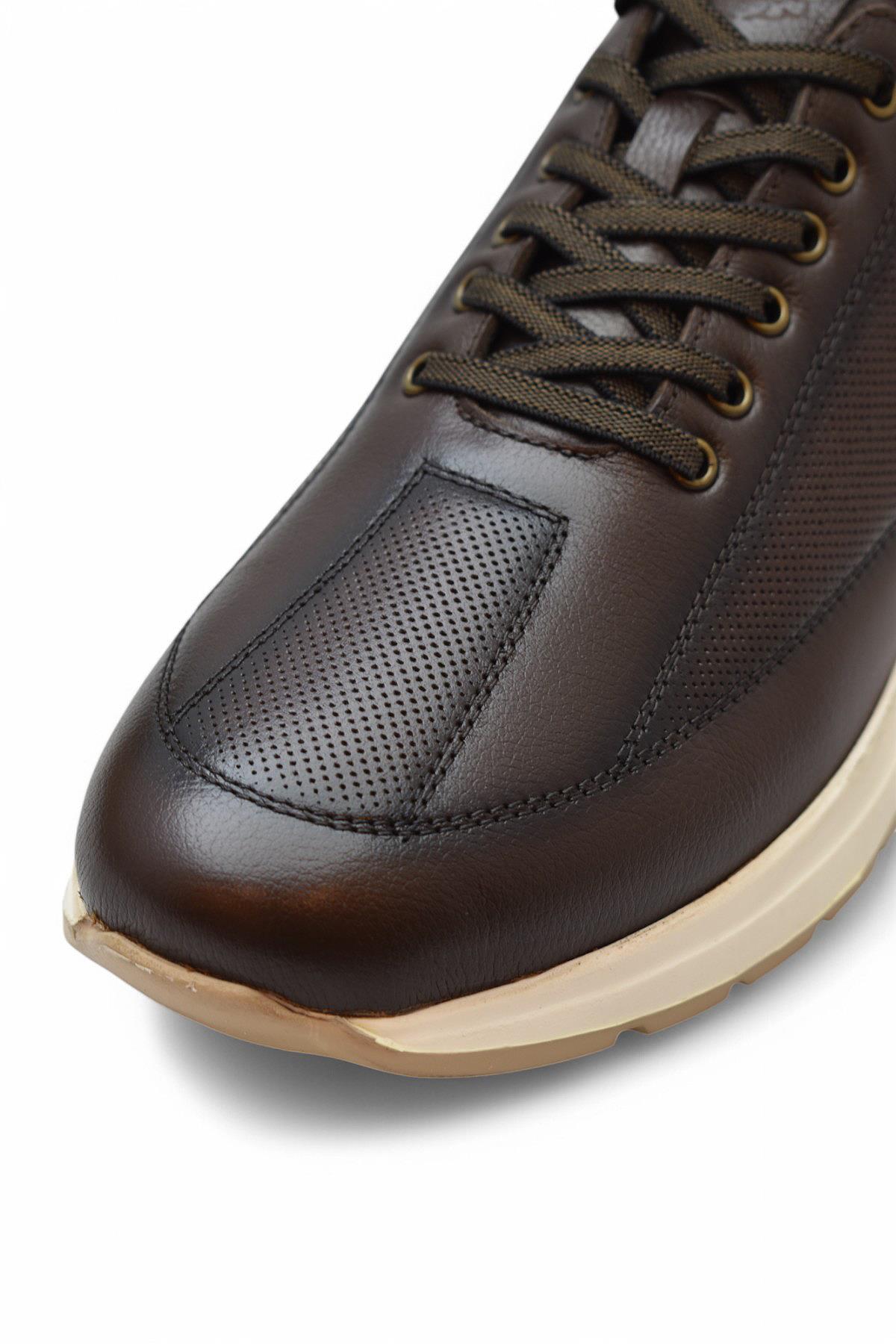 TAB5366 Ortopedik Taban Hakiki Deri Erkek Ayakkabı Günlük Spor Klasik Erkek Ayakkabı - Görsel 6