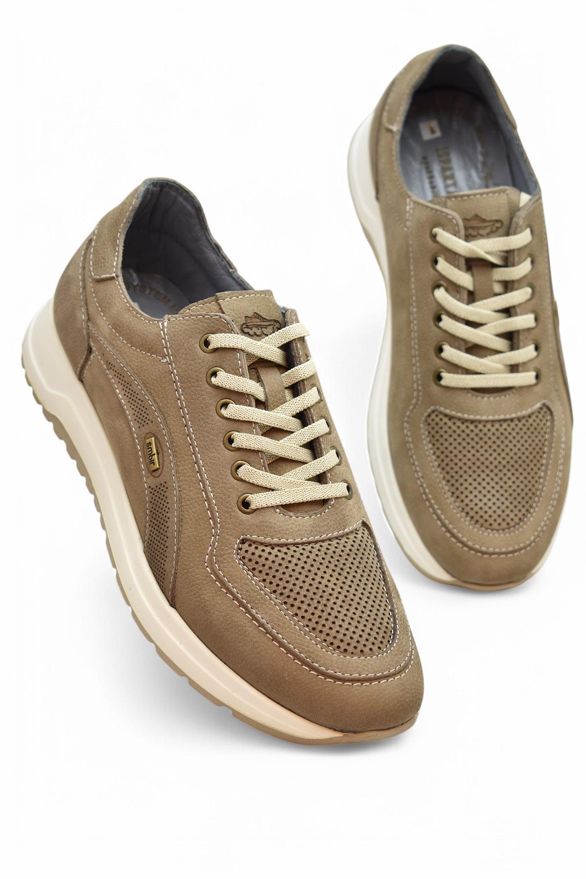 TAB5325 Ortopedik Taban Hakiki Deri Erkek Ayakkabı Günlük Spor Klasik Erkek Ayakkabı - Görsel 3