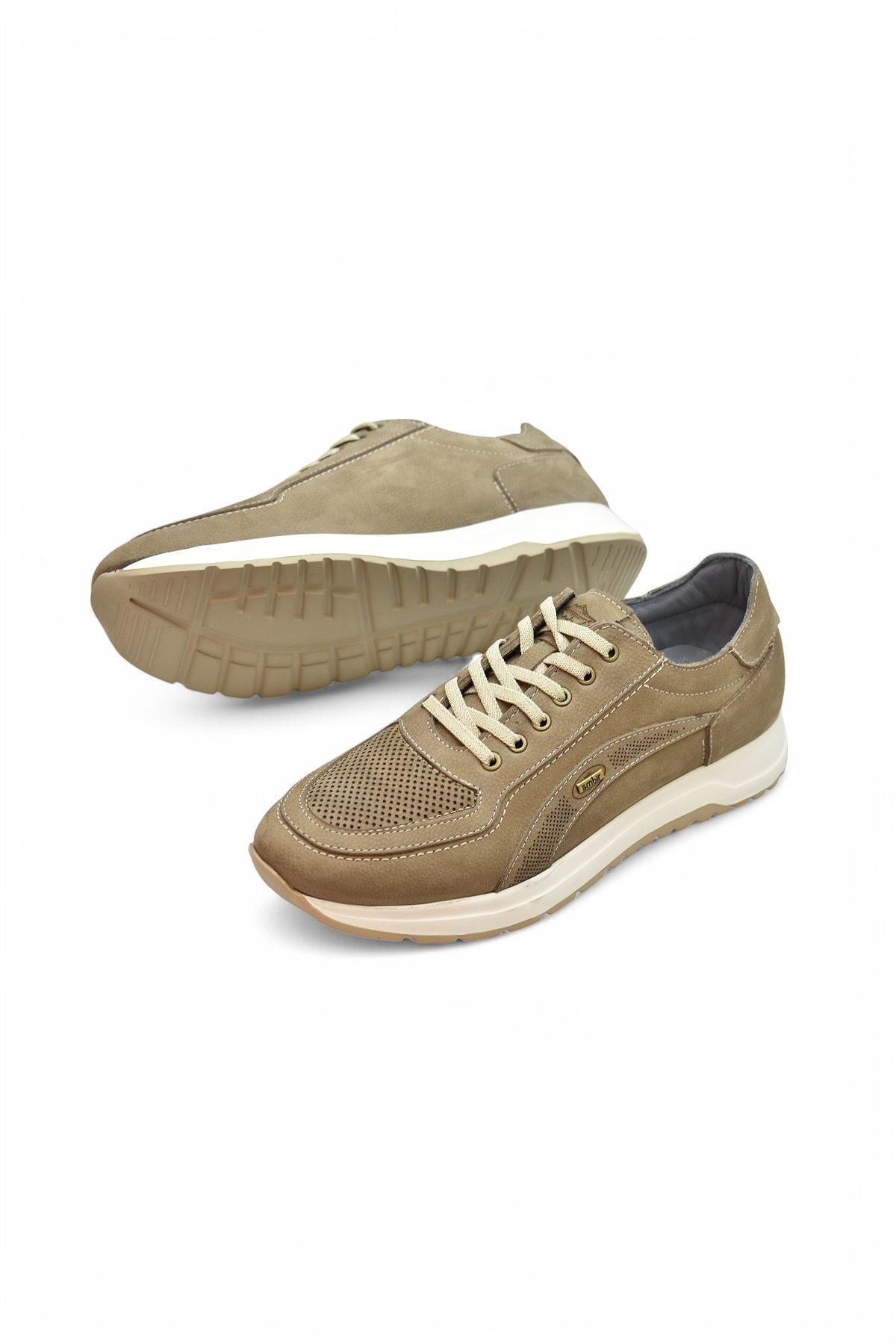 TAB5325 Ortopedik Taban Hakiki Deri Erkek Ayakkabı Günlük Spor Klasik Erkek Ayakkabı - Görsel 6